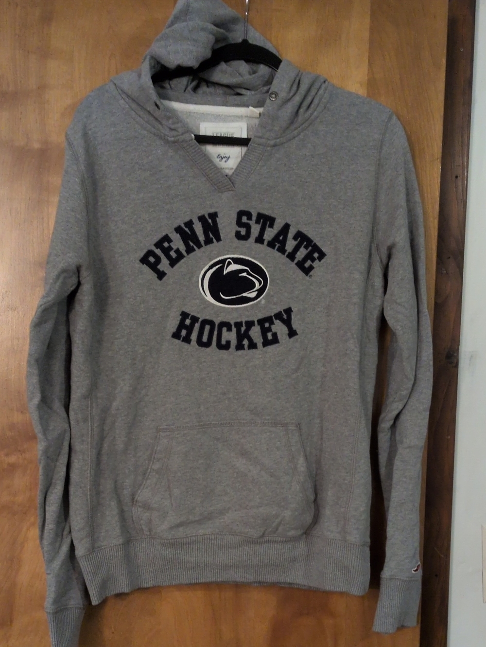 Women's Penn State Hockey Gray Hoodie Sweatshirt